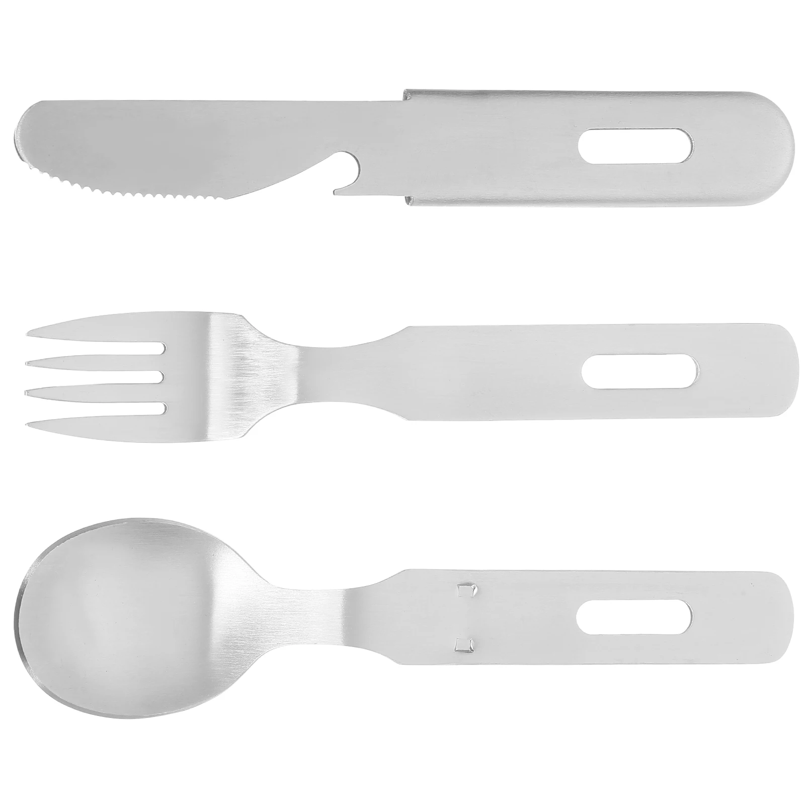 

Stainless Steel Retro Tableware Set Heavy Duty Outdoor Camping Travel Spoon Fork Knife Cutlery Kit For Party Family Dining