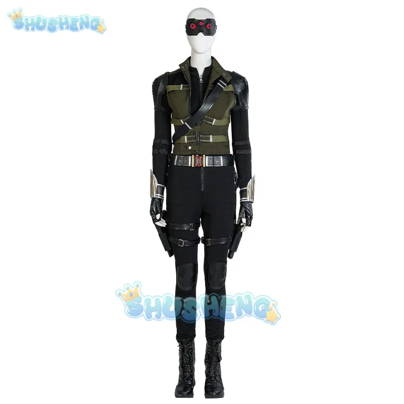 Thunderbolts Yelena Belova Black Widow Cosplay White Widow Costume Halloween Carnival Party Christmas Play Role Clothes Clothing