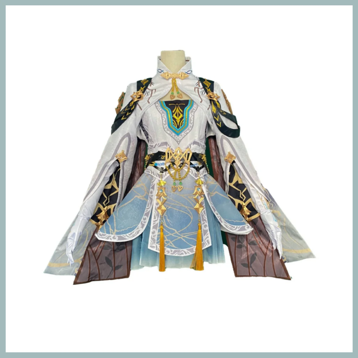 لعبة الحب والمساحة العميقة زين بطل الرواية أزياء Mc التأثيرية على الطراز الصيني شعر مستعار هانفو بدلة المهرجانات التقليدية للمرأة