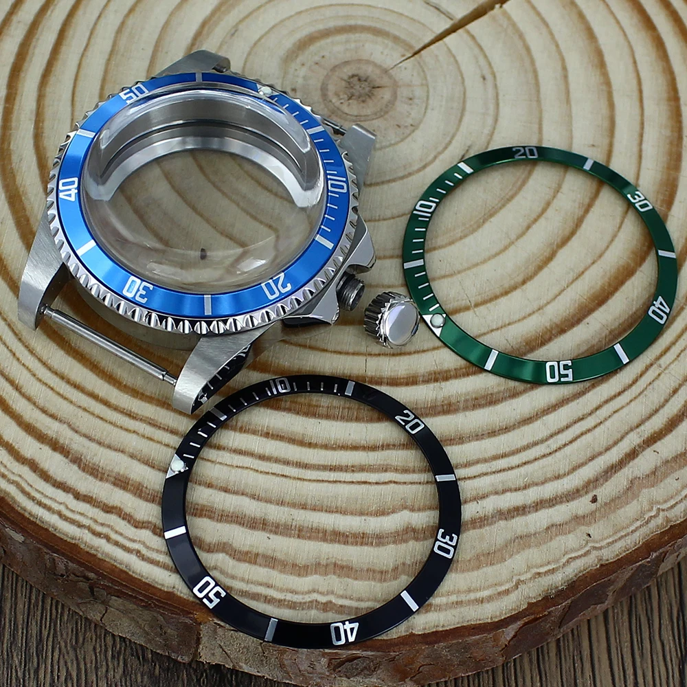 38mm SUB Classic Dive Watch Case NH35 accessories Sapphire For Retro Submariner NH35 NH36 4R36 120Clicks Parts Jubilee Bracelet