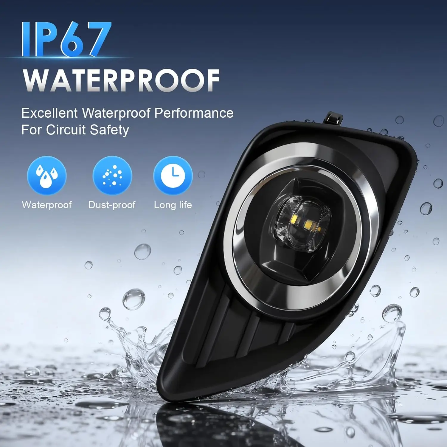 For Toyota Camry 2010 2011 LED Fog Lights Waterproof Fog Lamp Assembly For Toyota Camry With Advanced Chip Enhanced Visibility