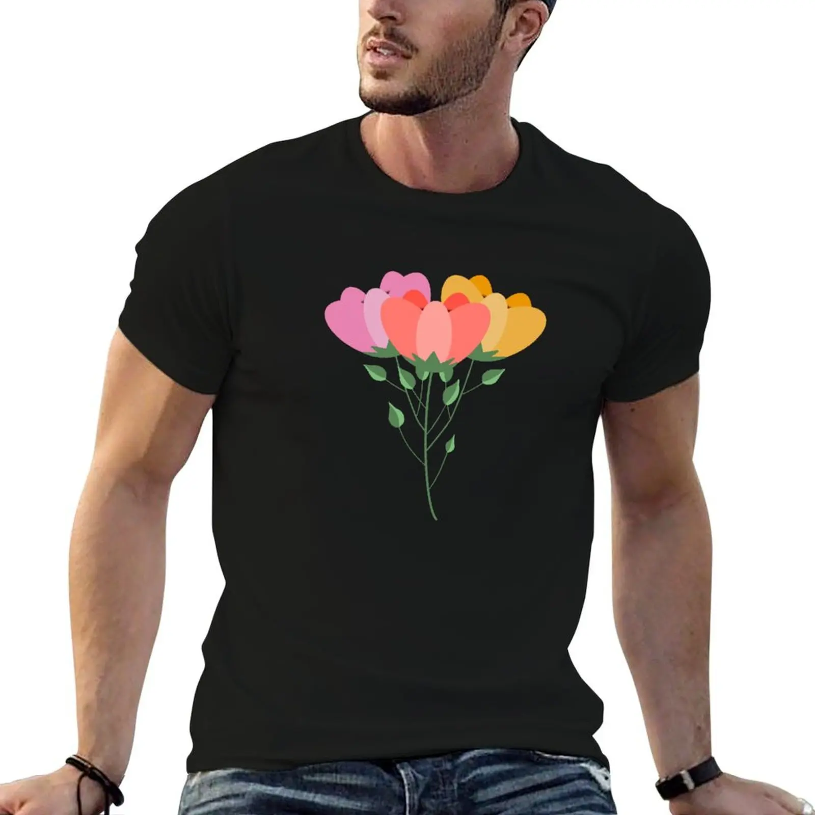 Peonies T-Shirt cheap stuff aesthetic clothes shirts men