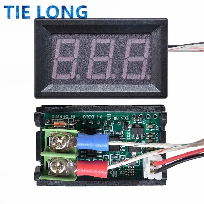 Industrial de alta temperatura K-tipo termômetro, M6 Termopar, Digital Meter Tester, 12V,-30 ~ 800 graus, XH-B310