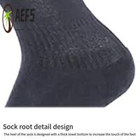 AEF5-1Pair Anti-Slip Athletic Sock For Men, Stocking, Trainning Sock For Football
