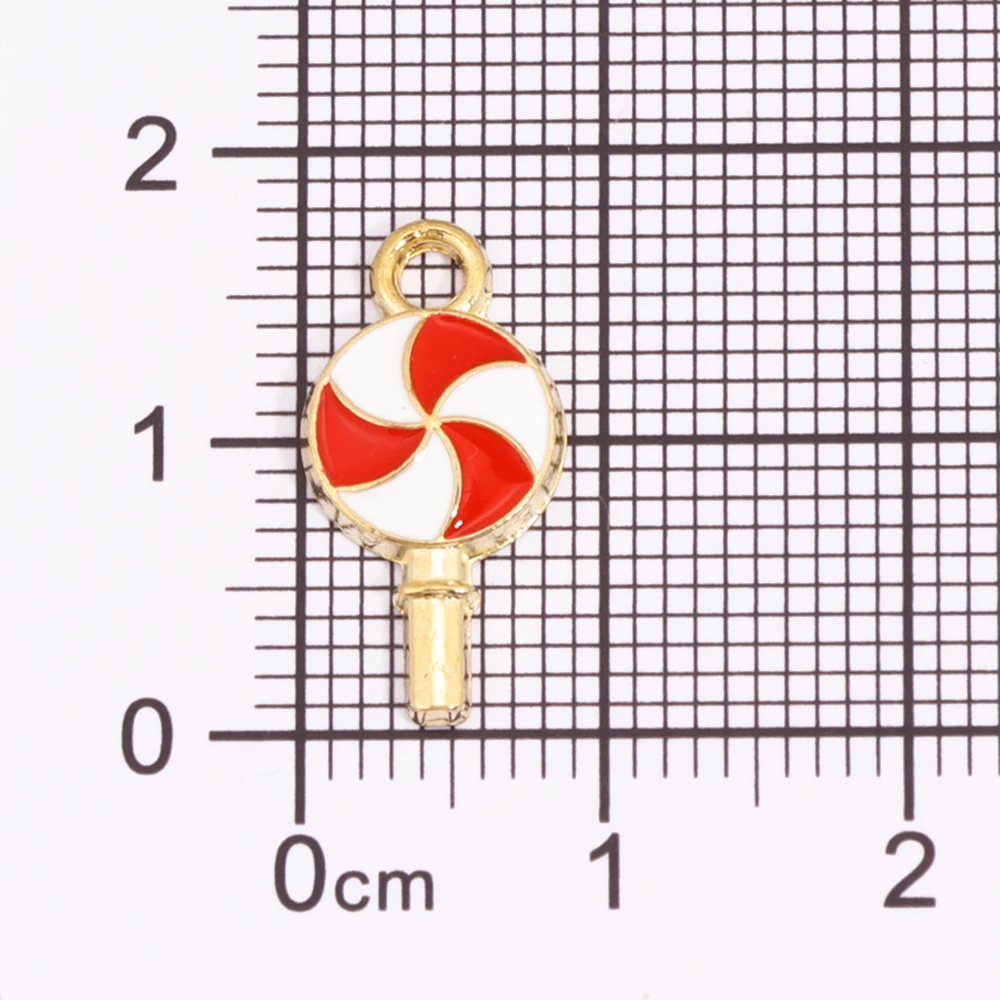 12 Stile Emaille Weihnachten Schneeflocke Weihnachtsbaum Legierung Anhänger Charm für Schmuck handgemachte DIY Zubehör Halskette – Detail 8