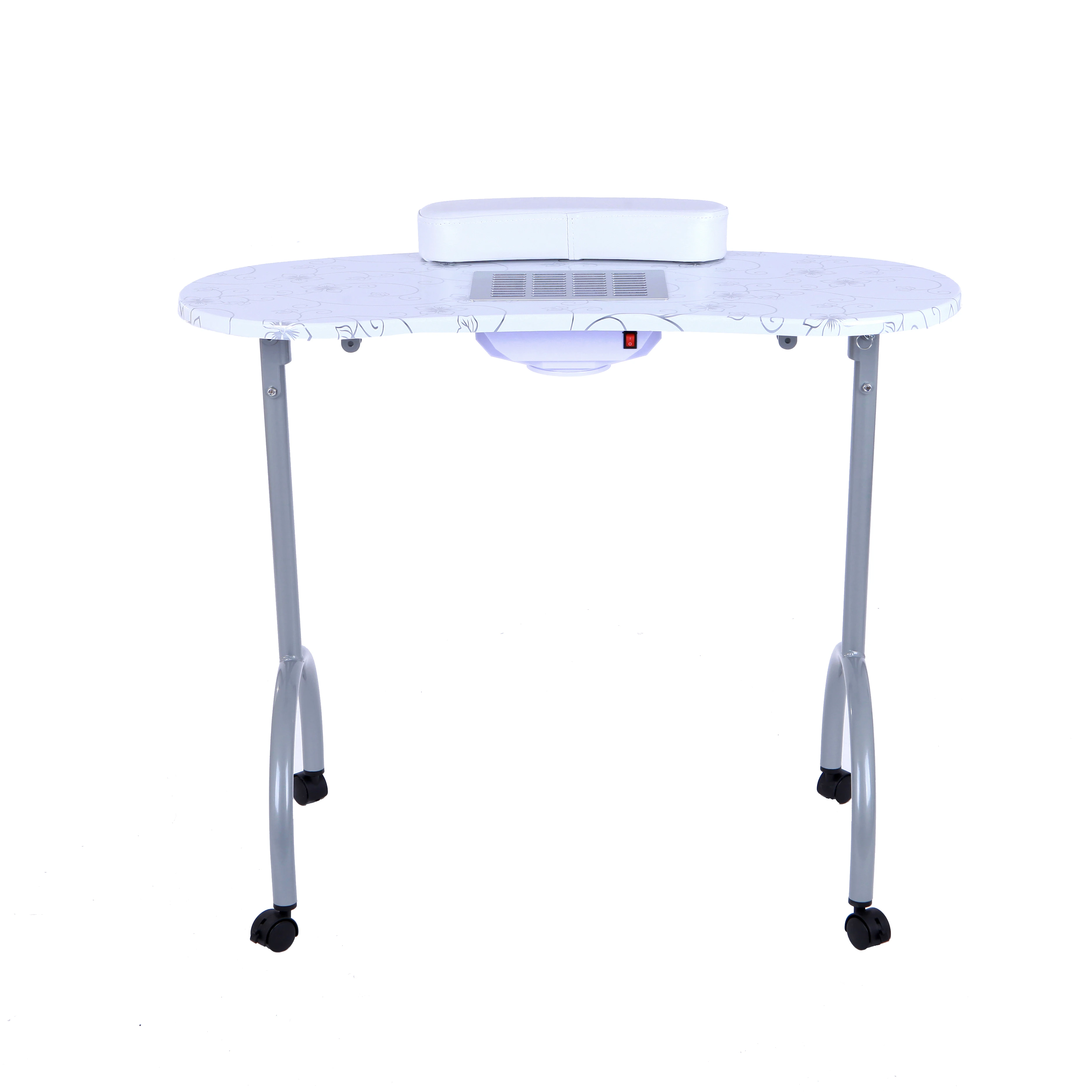 

Hot Sale Salon Furniture Multi-function Nail Shop Beauty White Manicure Table