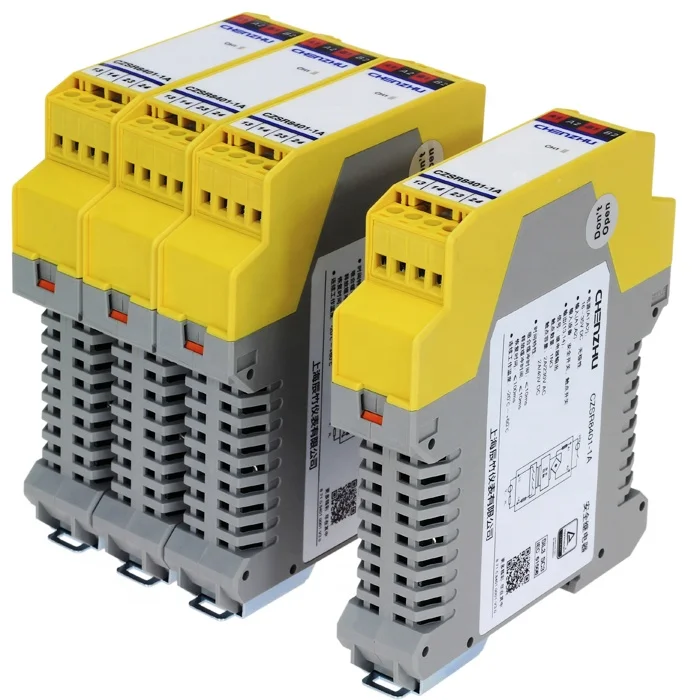 CZSR8301-3A1B(M)  4-wire safetymat safety relay | 24V DC/AC | 3NO+1NC | Monitored Manual Reset CHENZHU