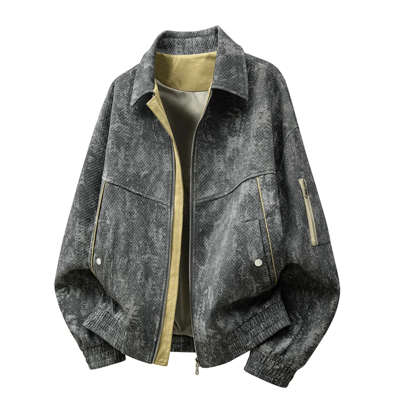 

Denim Jacket Large Size High Quality Men Clothing Wind-Resistant Outwear Fashion Casual Style Roupas Masculinas Comfortable Coat