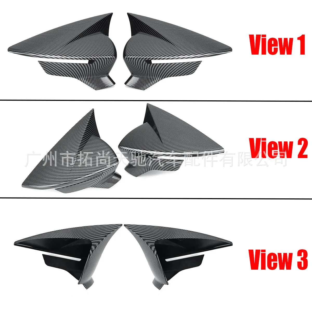 For SEAT LEON MK3 MK3.5 12-20 car modified rearview mirror cover