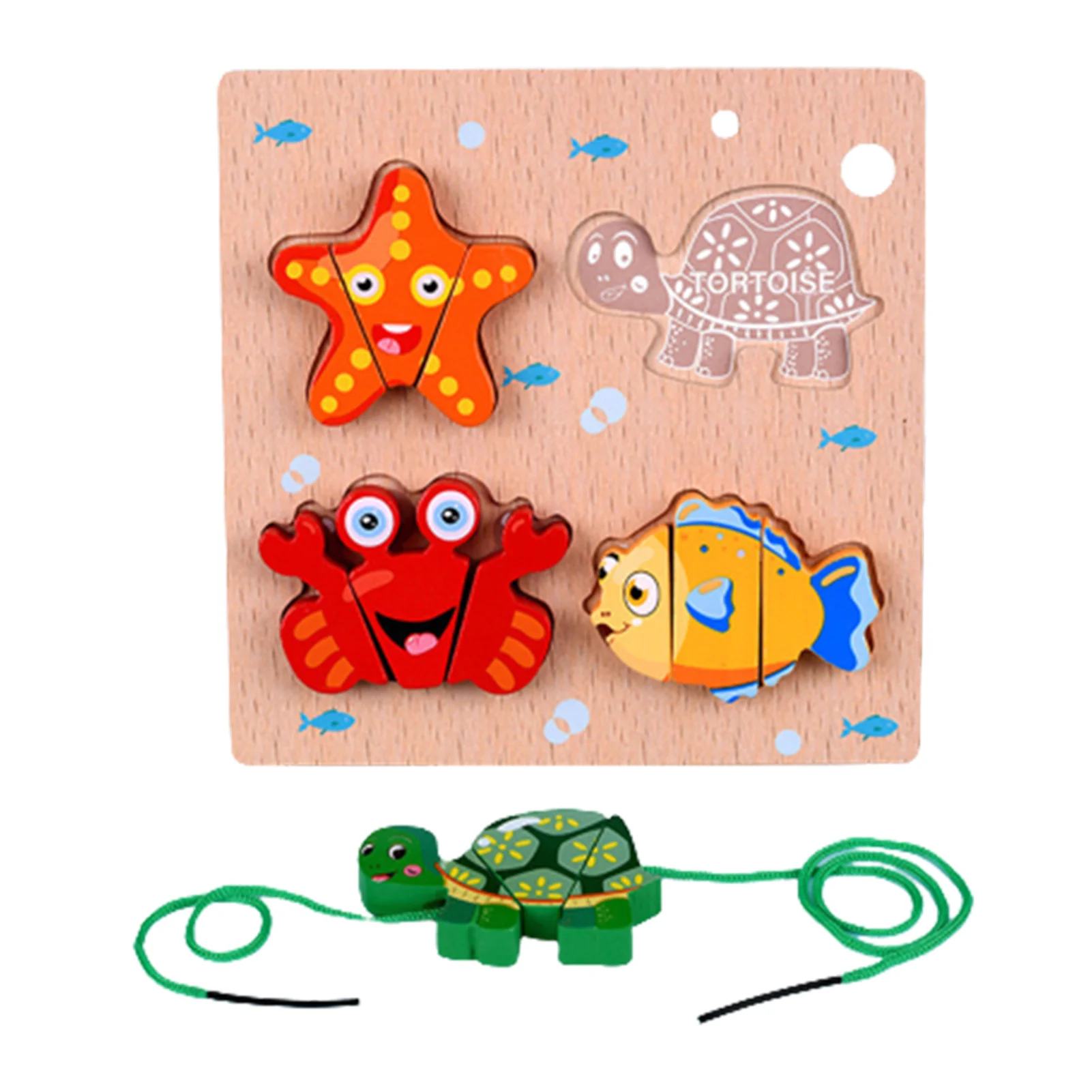 1 セット子供用キッズ 3D パズルウォルド漫画マルチテーマ DIY 教育玩具