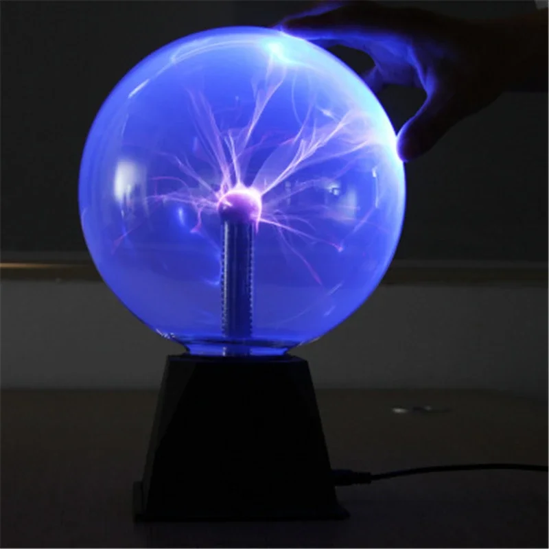 3.5/4/5/6/8 Inche Plasma Ball Magic Moon Lamp USB sfera elettrostatica lampadina notturna controllo vocale novità progetto Home Decor