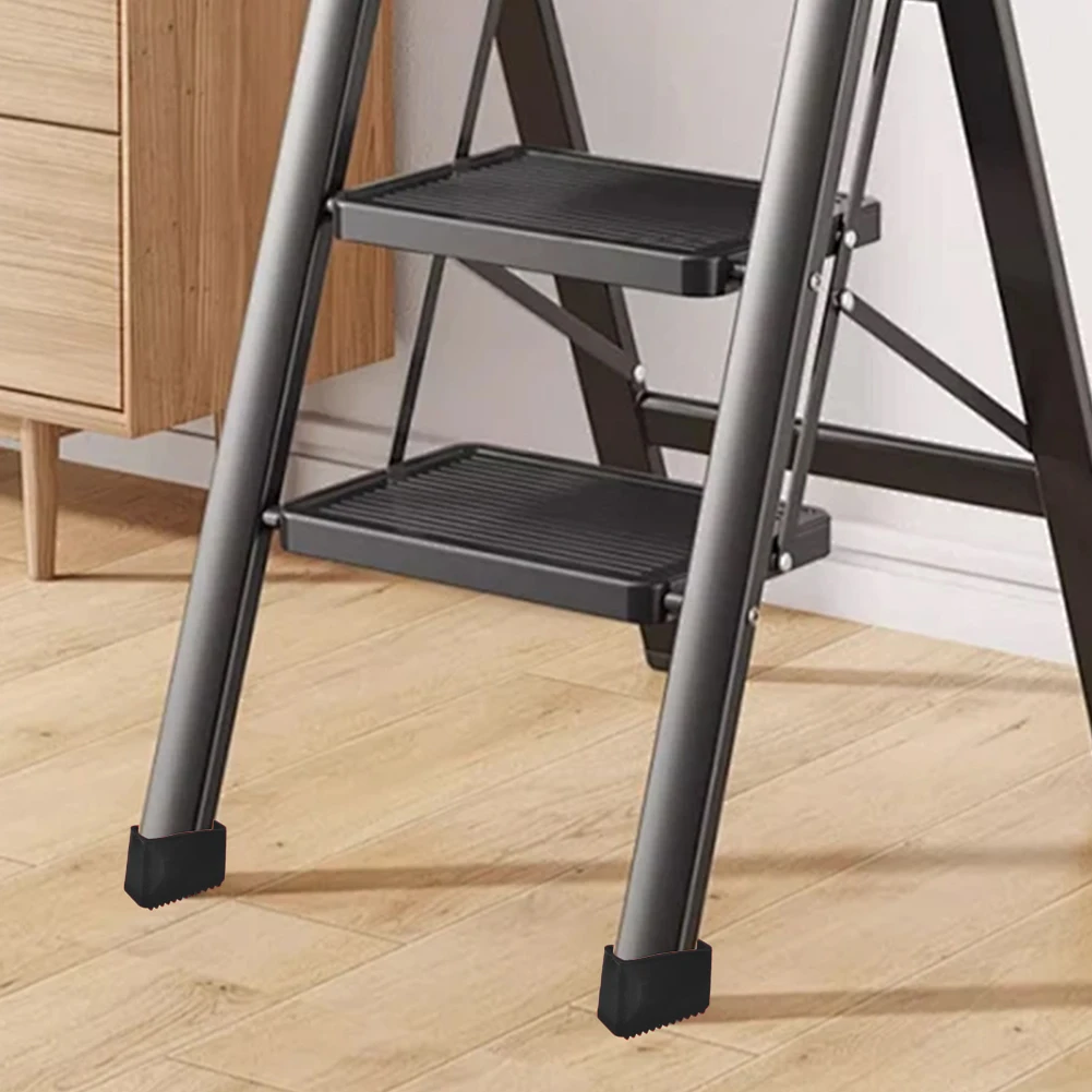 For Home Use For Ladder Maintenance Ladder Foot Covers Rubber Ladder Foot Pads Stability Feet Deep Groove Traction