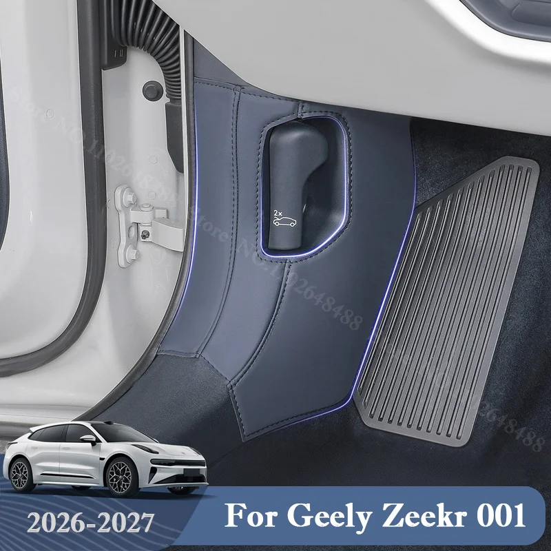 for-geely-zeekr-001-2026-2027-leather-thickened-a-b-c-pillar-protective-pad-middle-pillar-anti-kick-pad-car-interior-accessories