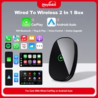 ISylinkit nuevo adaptador inalámbrico CarPlay Android Auto Mini caja inteligente Plug and Play conectar Universal para 98% de coches