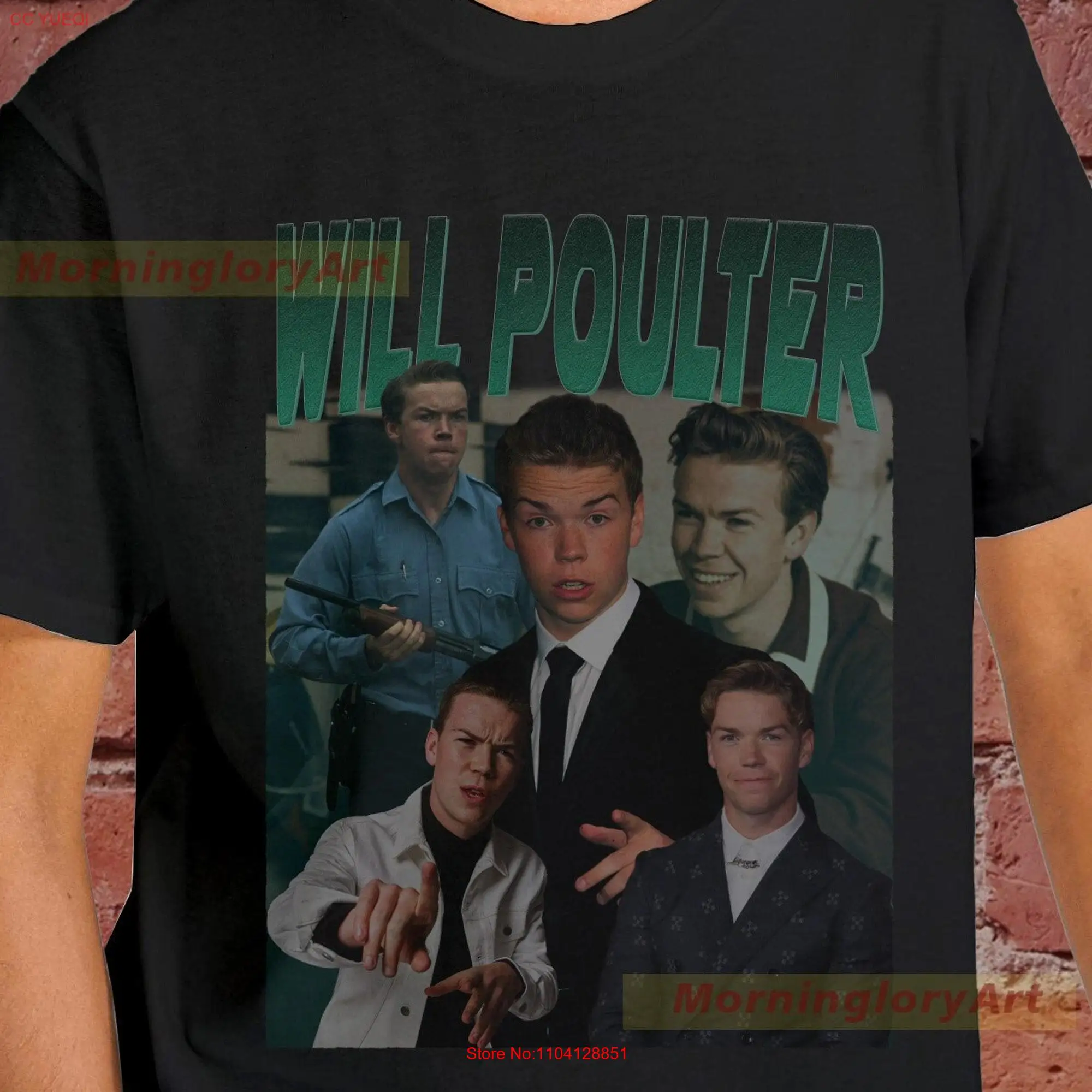 Will Poulter T Shirt SweaT Sweater Cotton Clothing long or short sleeves