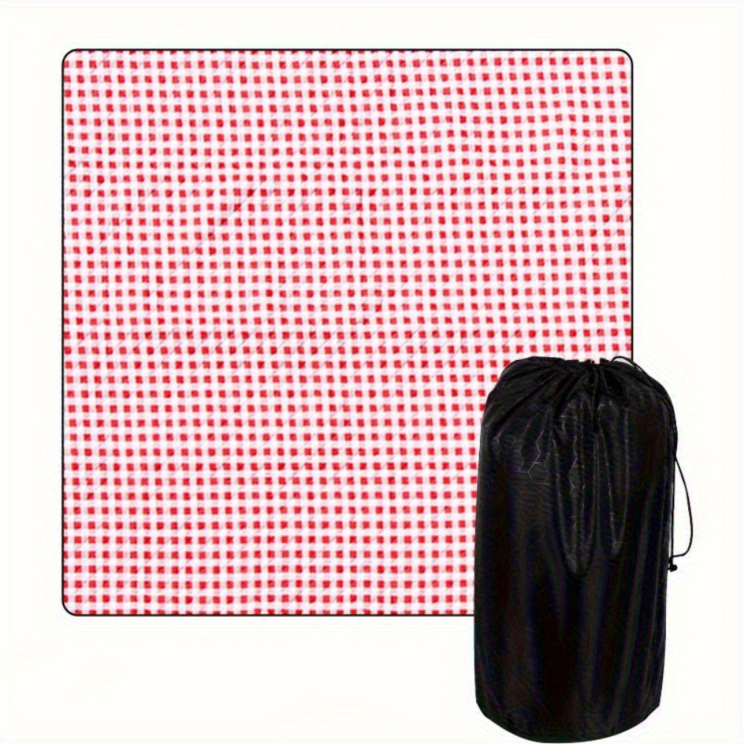 

Waterproof Picnic Blanket Portable with Carry Strap - Large Foldable Beach Mat for Outdoor Camping, Parties, and Picnics - Sand