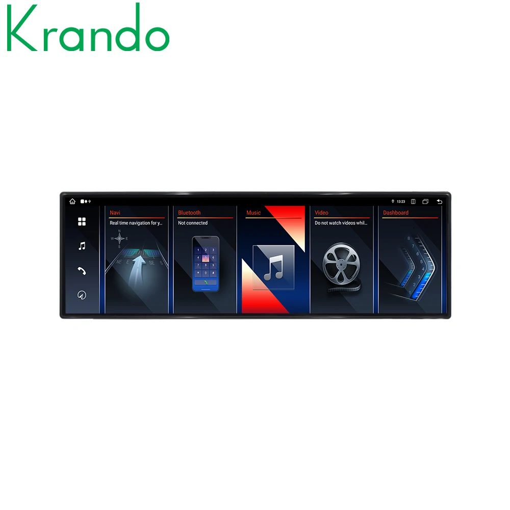 Krando ID8 14.9 Inch QLED Android Screen For BMW X1 F48 F49 2016 - 2019 Car Radio Wireless Carplay Auto GPS Navi Stereo Unit