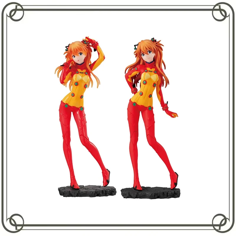 BANDAI EVA Asuka Langley Soryu Anime Collection Ornament Childhood Memories Keepsake Action Figures Model Kids Toy