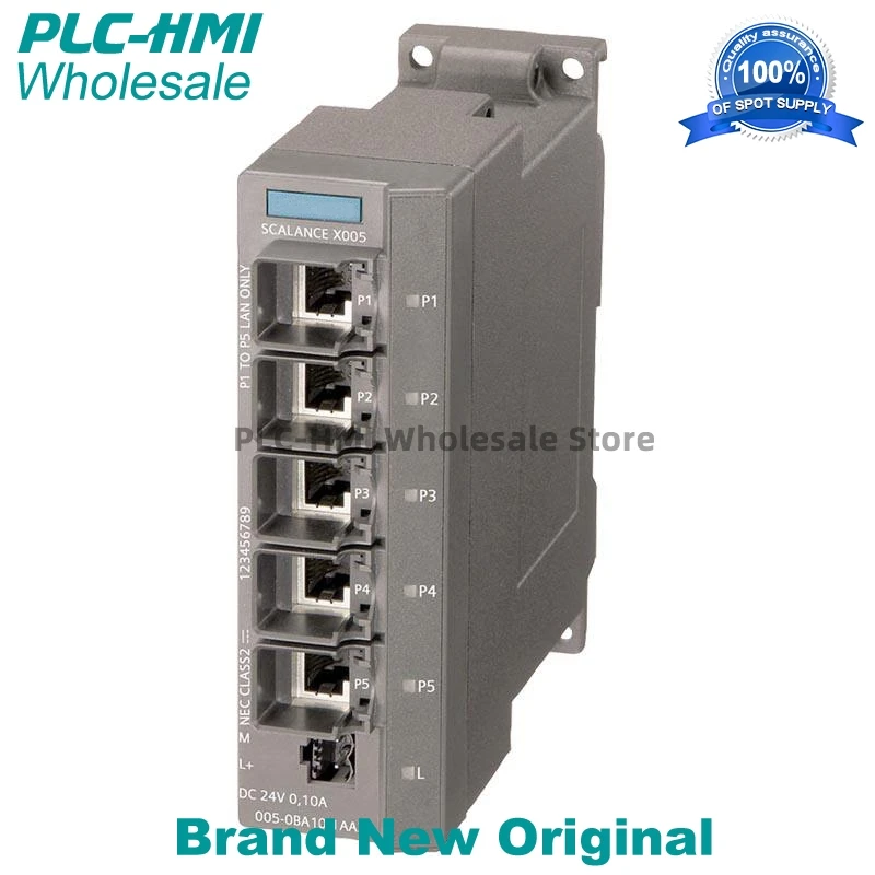 6GK5005-0BA10-1AA3 6GK50050BA101AA3 SCALANCE X005 IE Entry Level Switch Unmanaged Original Brand New
