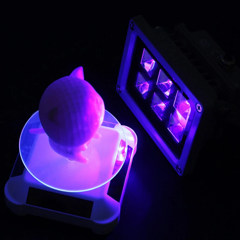 Imagem -06 - Lâmpada Sla Dlp 3d Impressão Resina Modelo Rápido Cura 110240v Ultravioleta Led Fotossensível Cola Auxiliar de Secagem Luz 405nm uv