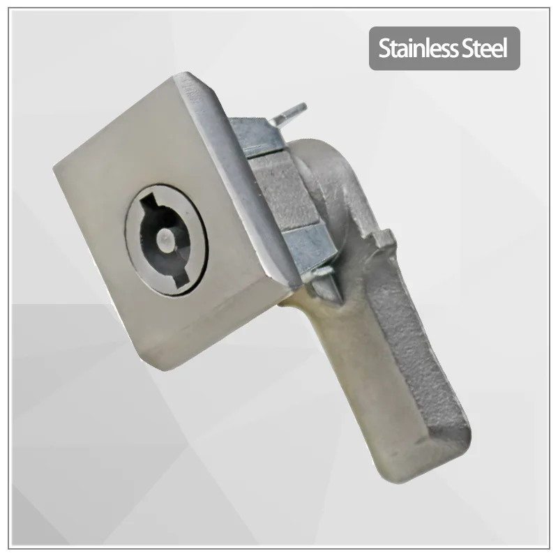 

304 Stainless Steel Square Corner Turn Tongue Lock Electrical Network Box Cabinet Sealed Waterproof Marine Lock