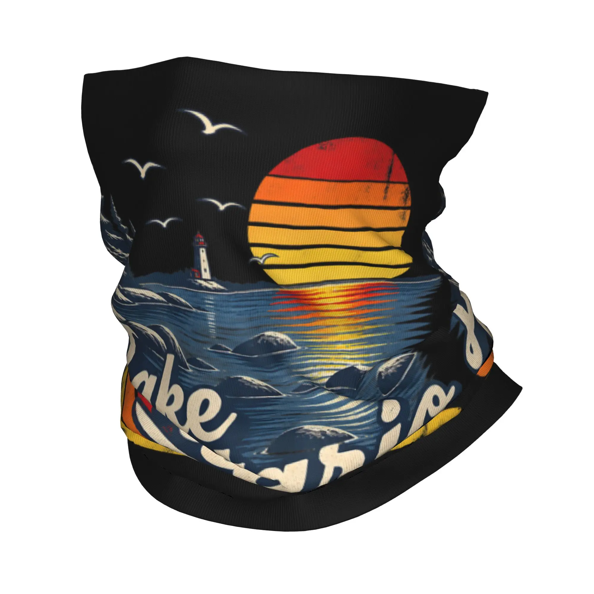 Sunset Great Lakes Lake Ontario Bandana Neck Cover Printed Souvenir Balaclavas Mask Scarf Multifunctional Headband Outdoor Adult