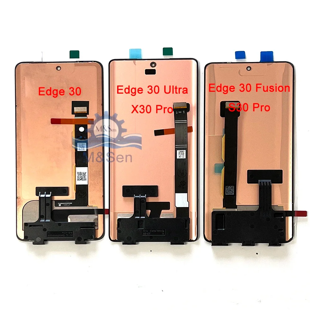 Original Oled For Motorola Edge 30 Fusion/ S30 Pro LCD Screen Display Touch For Edge 30 Ultra Edge 30 NEO/30 Lite X30 Pro Frame