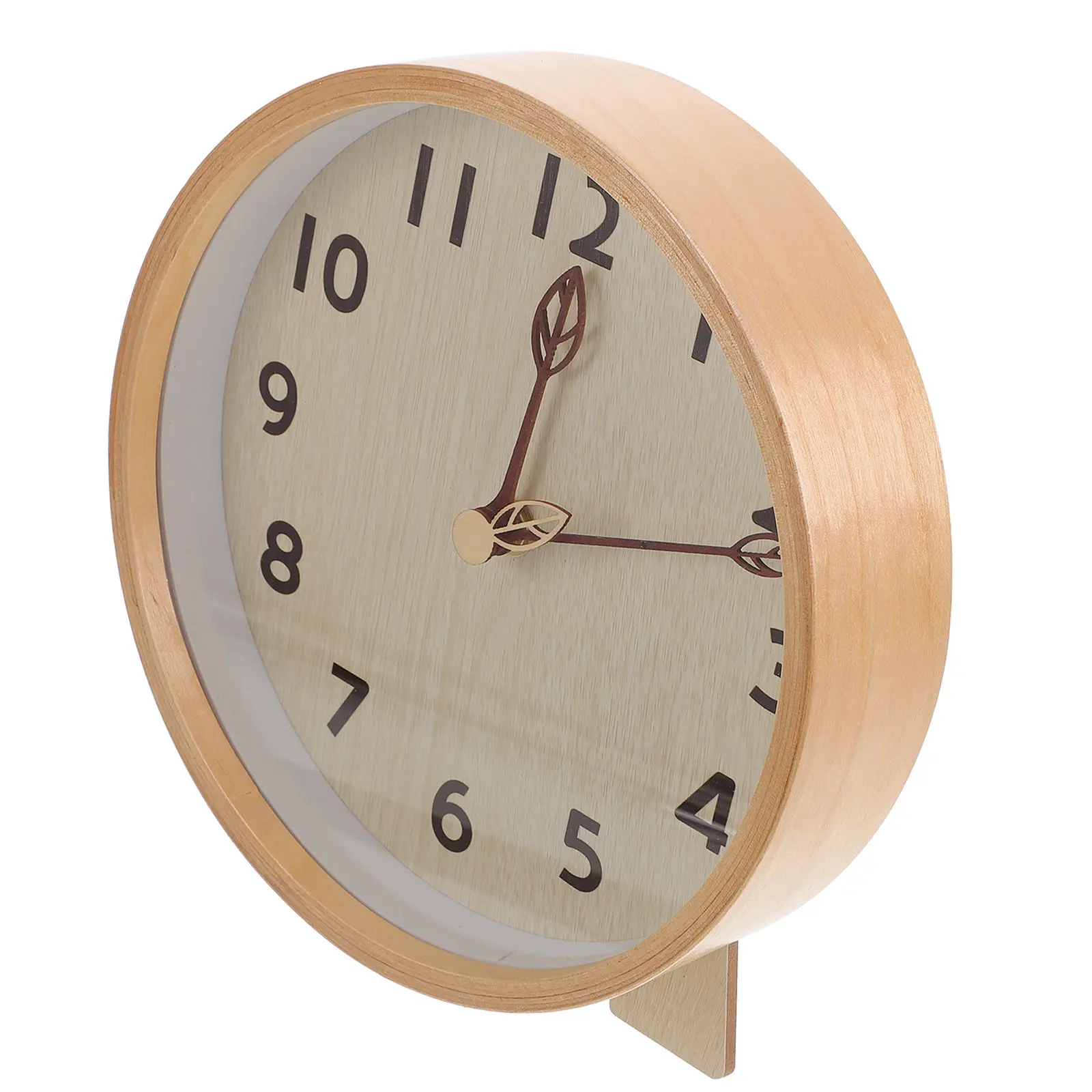 

Набор из 1 шт. креативных деревянных настольных часов: минималистичные, бесшумные, декоративные, для дома и праздников