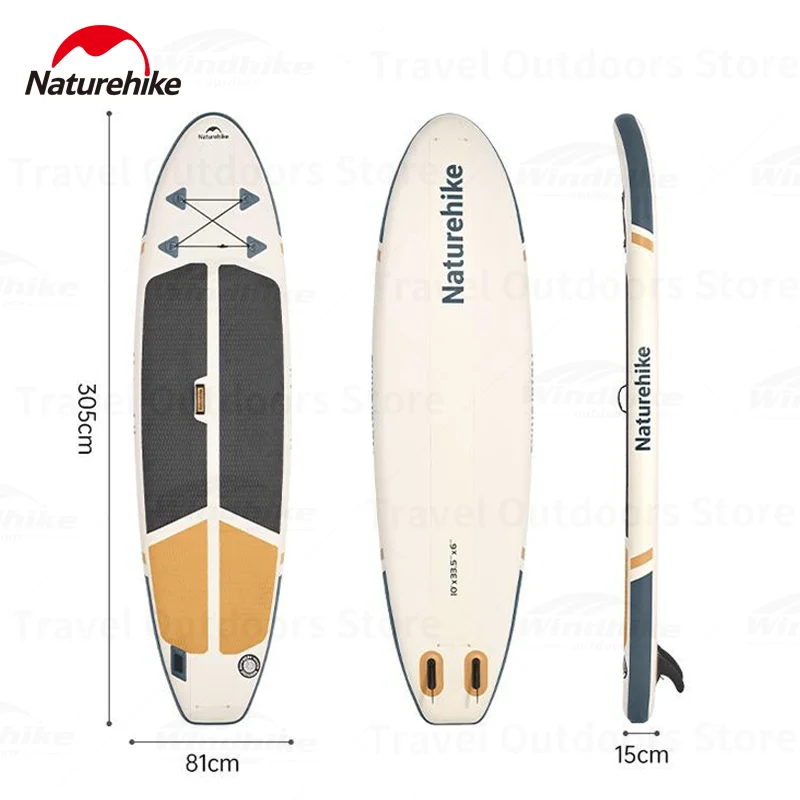 

Naturehike MALM Backpack Inflatable Paddle Board Stand Up Ultralight Surf board Pulp Surfing Tail Fin Water SportSet Accessories