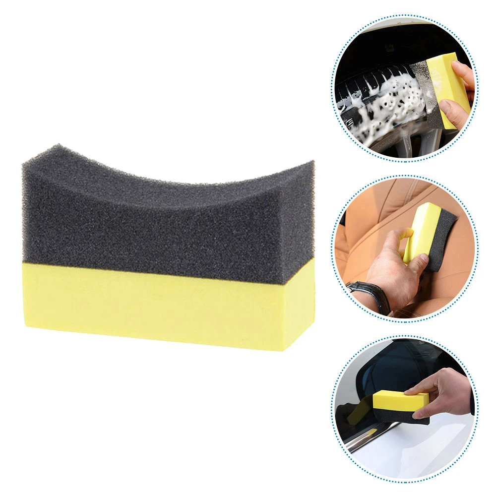 

6 Pcs Car Wash Sponge Brush Polishing Pad Cars Shine Sponges for Washing Composite PE