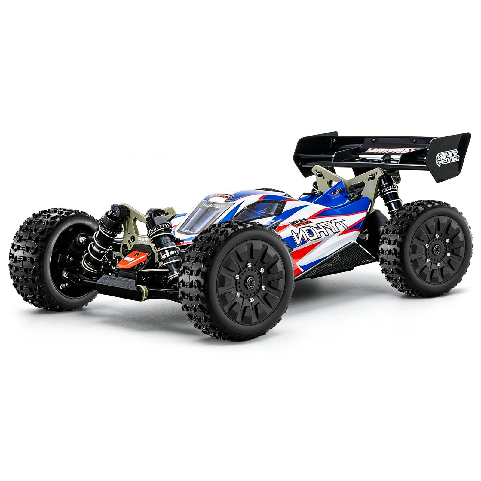 4PCS 17mm Hex Axe Pattern RC Buggy Tires With Big Teeth Off Road Tyres Fit 1/8 ARRMA Typhon Traxxas Jato FS Racing Kyosho RC Tru