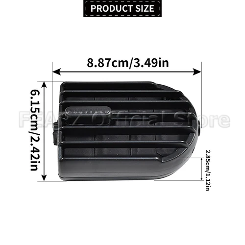 Imagen 2 del producto Para Opel Combo C / Corsa C cubierta de rejilla de ventilación de coche 90535120 tablero de coche lado izquierdo derecho A/C rejilla de salida de ventilación de aire