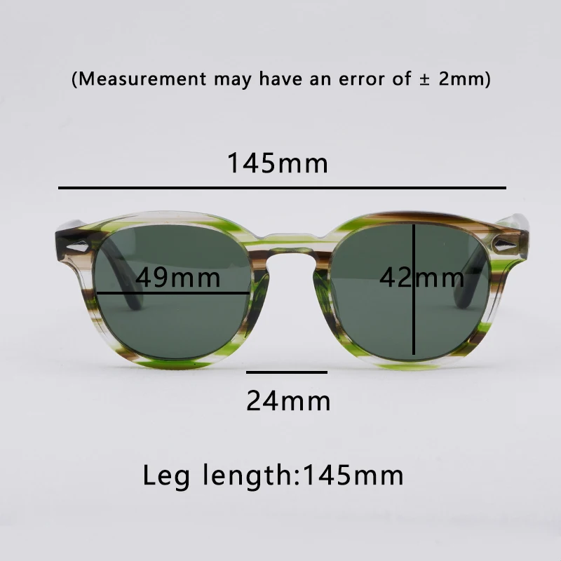 49 Size Lemtosh Sunglasses Quality Acetate For Men Women Designer Brand Tortoise Black Frame Vintage Sun Glasses Gradient lense