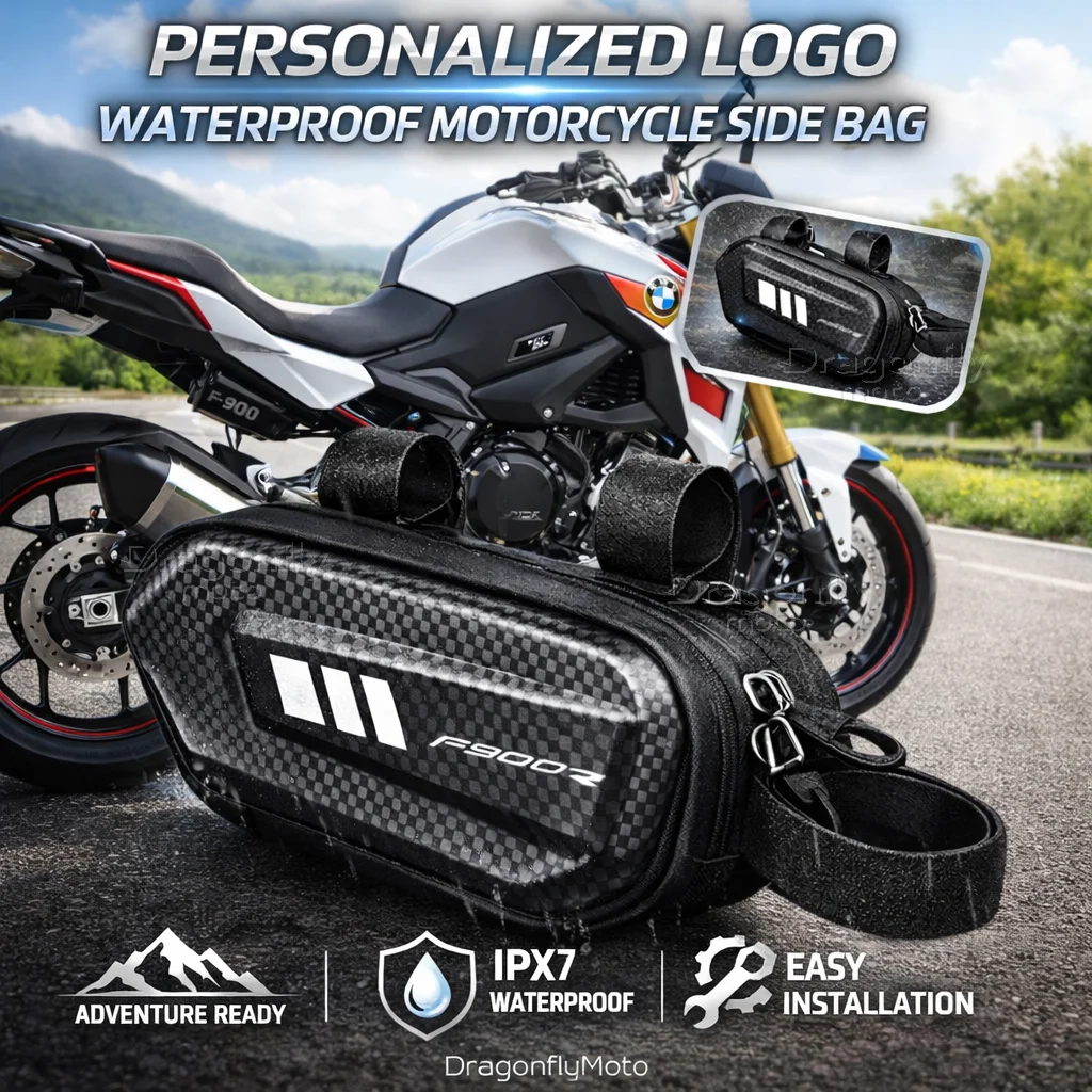 

For BMW F900R 2009-2020 2019 2018 2017 2016 Motorcycle Side Bag Personalized Logo Waterproof Hard Shell Saddlebag