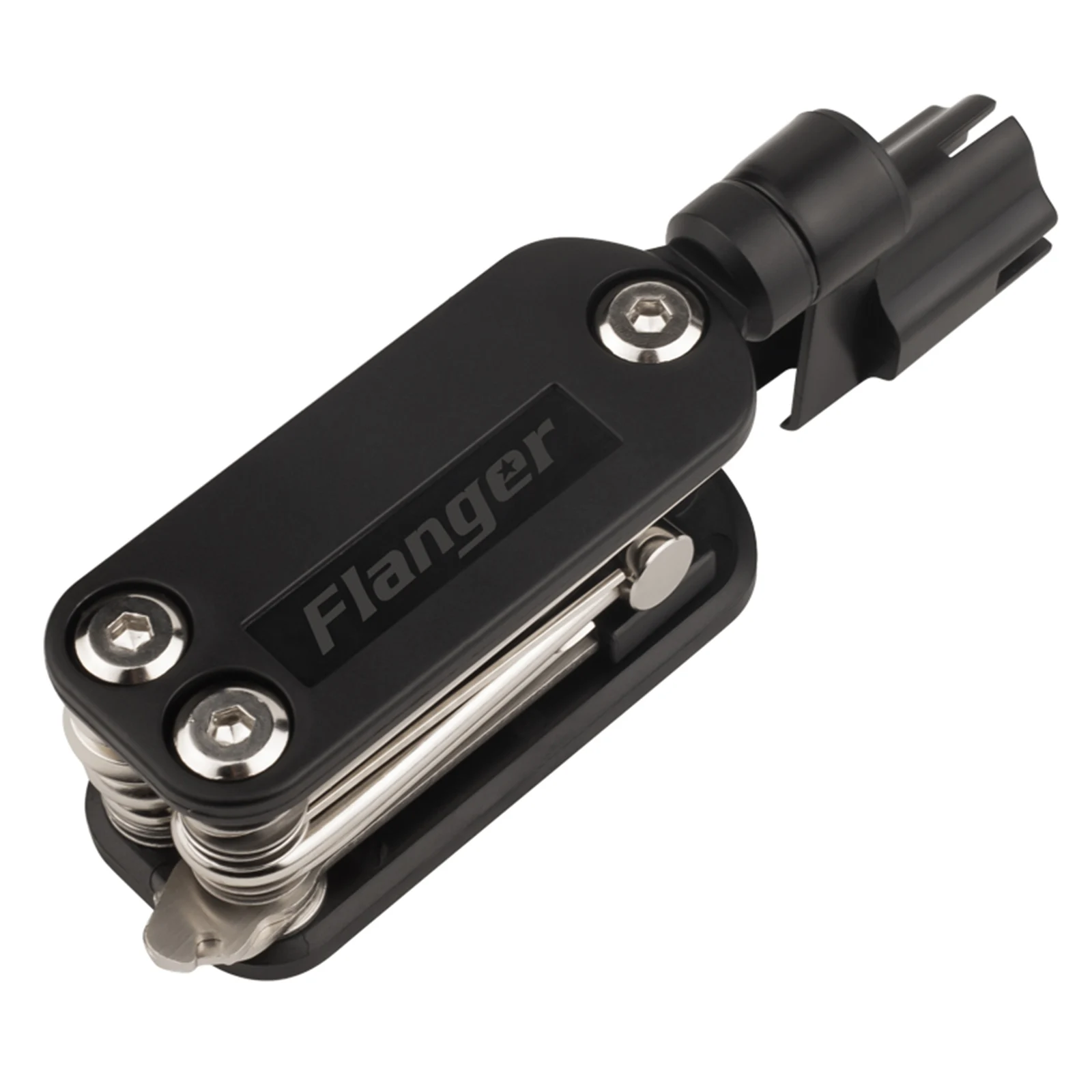 Flanger All-In-One Guitar Maintenance Tool Fmt-3Aluminum Alloy Structure with Storage Bag for Acoustic Electric Guitars Bass