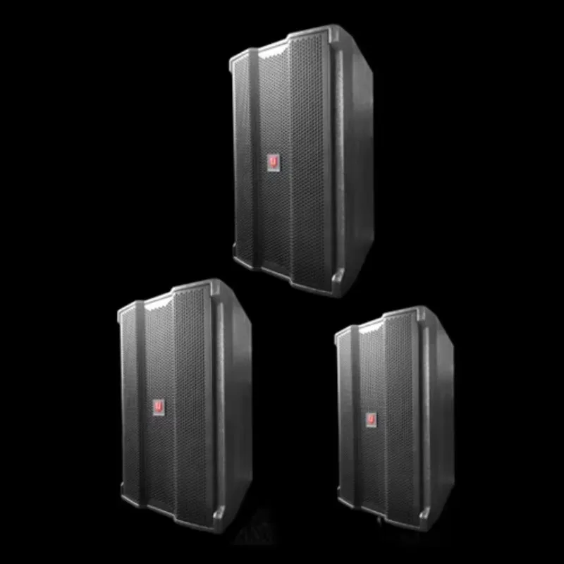 Dual 15 Inch Two-Way Full Range Speaker, Professional Subwoofer PA System for Stage and Party