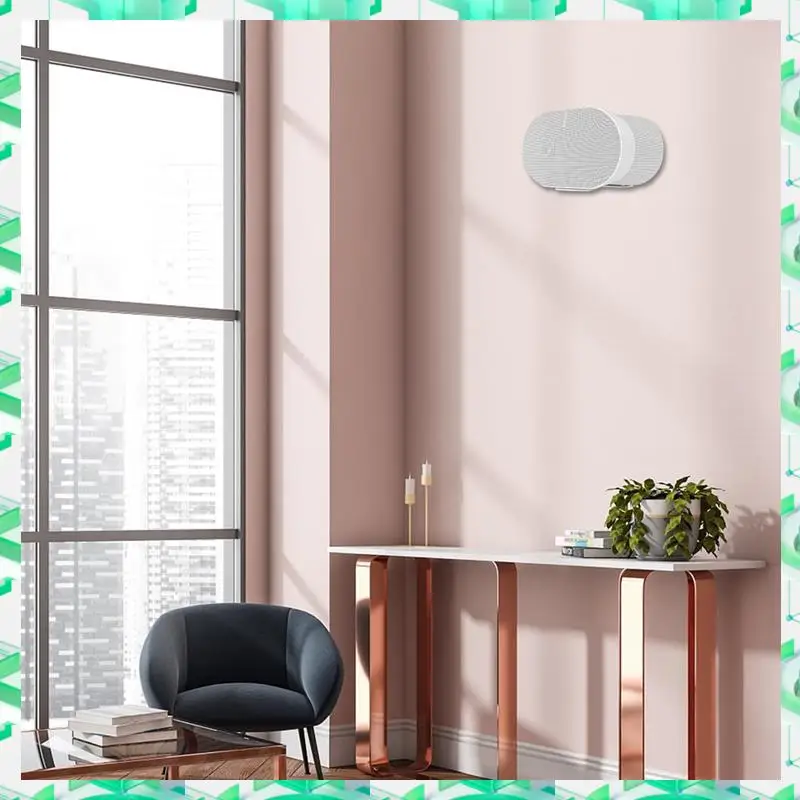

3C Electron Wall Mount For Sonos Era 300 Speaker, Metal Speaker Wall Stand Bracket Holder Era 300 Parts 2PCS (White),Wall Mount