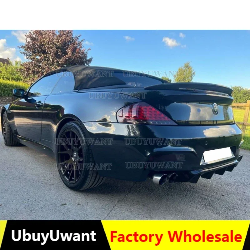 For BMW 6 Series E63 And E64 Convertible Not For E64 Carbon Fiber Rear Trunk Spoiler Tail Wing 04-09 Car Styling Rear Wing