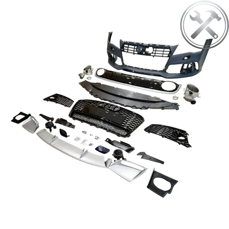 

Front Grill Bumper Diffuser Full Body Kits A7 Upgrade RS7 Style 2012-2015 Auto Exterior Modification Parts