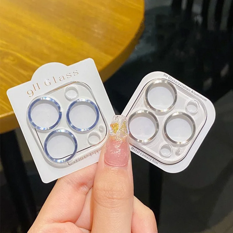 Металлическое защитное стекло для объектива камеры для iPhone 14 16 15 13 17 Pro Max Air 12 13 Mini 14 15 16 Plus Защитная пленка для камеры