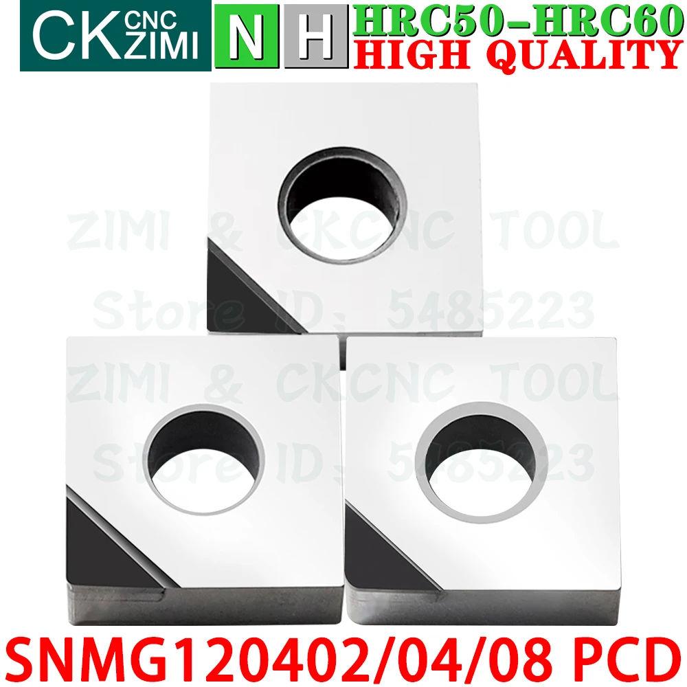 SNMG120402 PCD SNMG120404 PCD SNMG120408 PCD Пластины PCD Алмазные пластины для токарной обработки Инструменты Механический с SNMG1204 SNMG 1204 PCD ЧПУ Токарный станок для резки металла Инструменты для меди, алюминия
