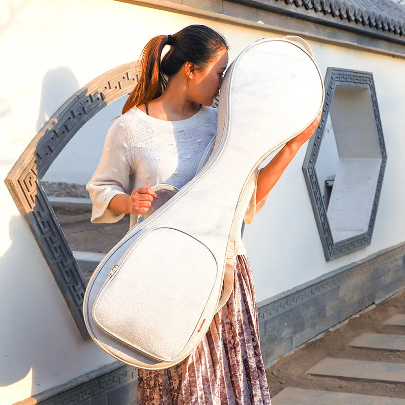 

Shiny Pipa, bag fashionable double back thickened adult, imitation leather