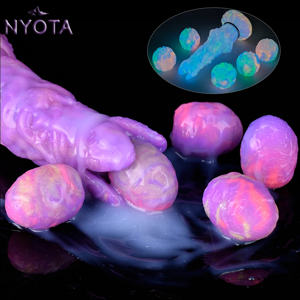 Nyota-dildo oco para adultos, ovipositor pneumático, dildos de fantasia, ovos, plugue anal, masturbador, bolas vaginais, brinquedos sexuais para homens e mulheres