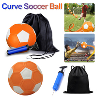 Sport Curve Swerve Soccer Ball Football Toy KickerBall Great Gift for Boys and Girls Perfect for Outdoor & Indoor Match Game