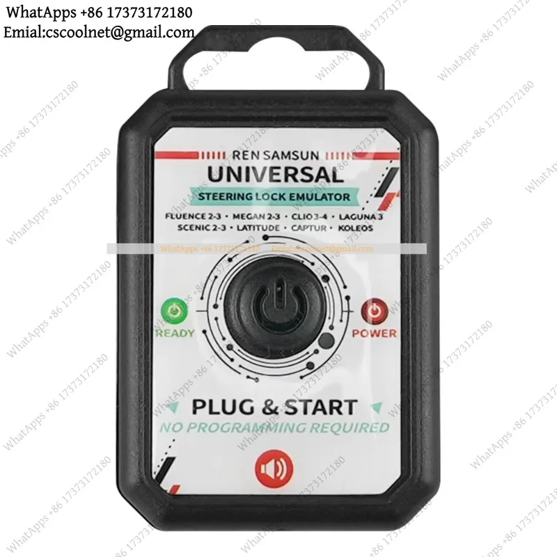 1-5pcs ESL EIS ELV Steering Lock Emulator Simulator With Voice For Renault Megane Fluence Clio Latitude Dacia Car Accessories