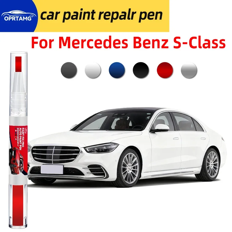 Paint pen touch up For Mercedes Benz S-Class 1972-2025 W221 W222 W223 car paint pen scratch repair detailing tools automobiles