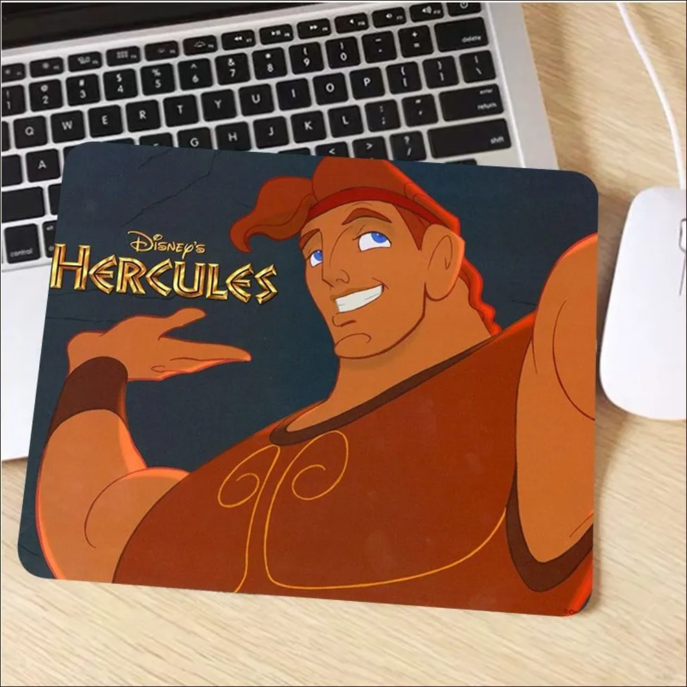 Disney Hercules Mousepad Non-slip Lockedge Office Computer Desk Mat Table Keyboard Big Mouse Pad Laptop Cushion Non-slip