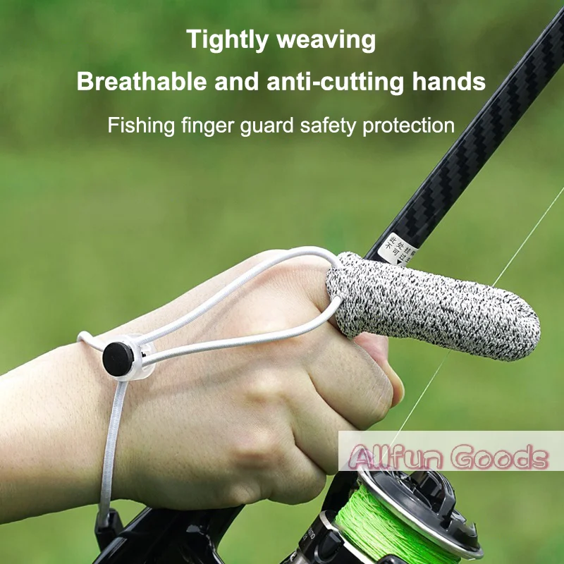 Single Finger Protective Glove Finger Cover For Fishing Anti-cut Fishing Finger Protector Glove For Casting Control For Outdoor