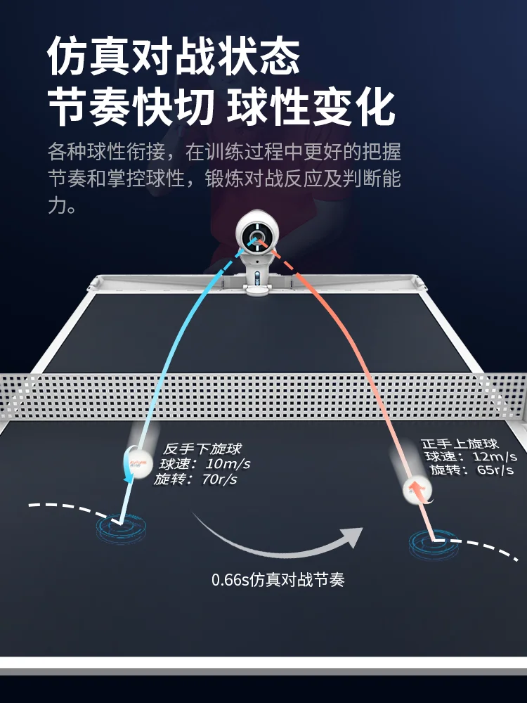Programming Intelligent Professional Ball Feeding Automatic, Service Machine Table Tennis Service Machine Trainer Home,