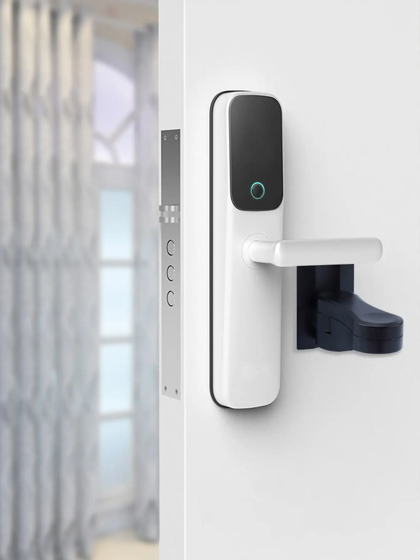 vvocci  Baby Safety 1pc for Cabinet Drawer DoorstopChild Safety Lock Handle Multi-function Door Lock view 6